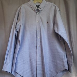 Men's Ralph Lauren button down dress shirt.